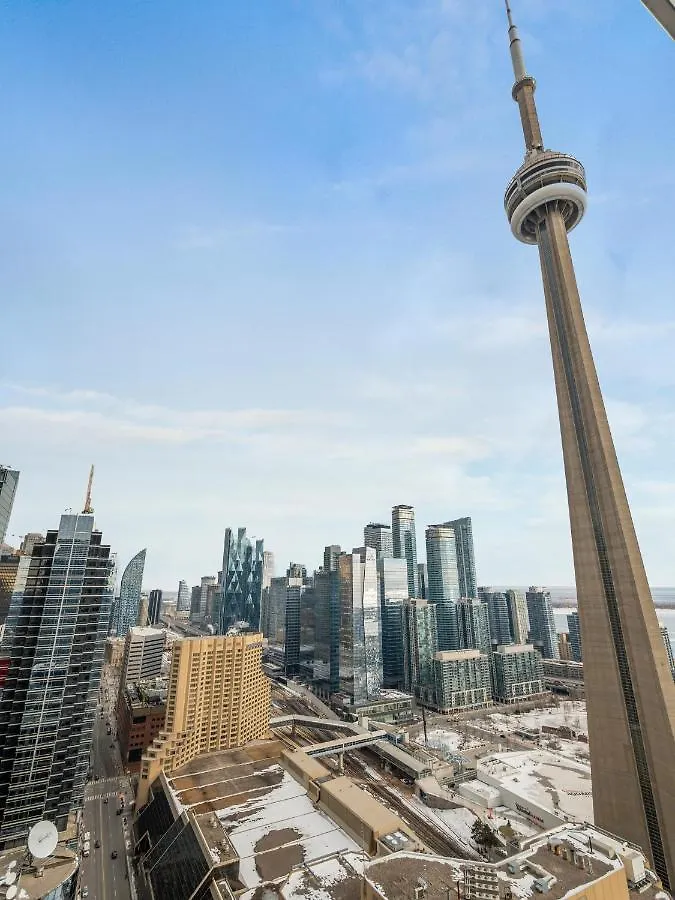 Apartment Designer 2Br + Study Condo, Ed - Cn Tower View Toronto